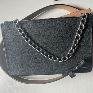 Michael Kors black/grey belt bag